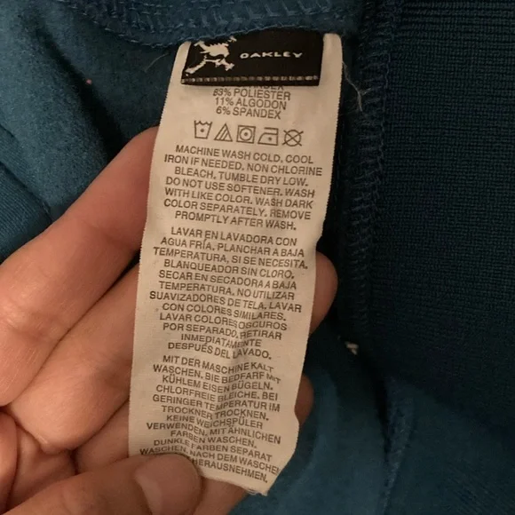 VTG Oakley Full-Zip Teal Hooded Soft-shell‎ Ski Snowboard Winter Jacket Outdoors - Picture 11 of 12